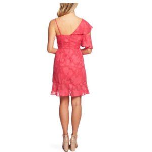 cece floral print asymmetrical dress